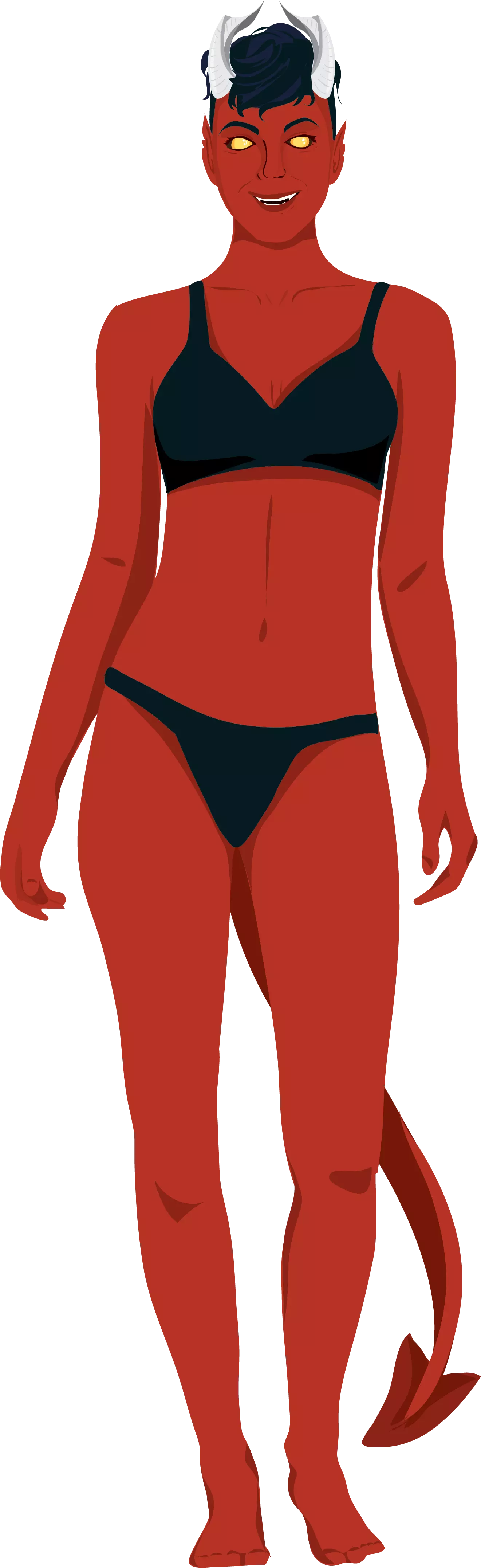 A fiendling female