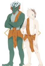 A lohiken male and female