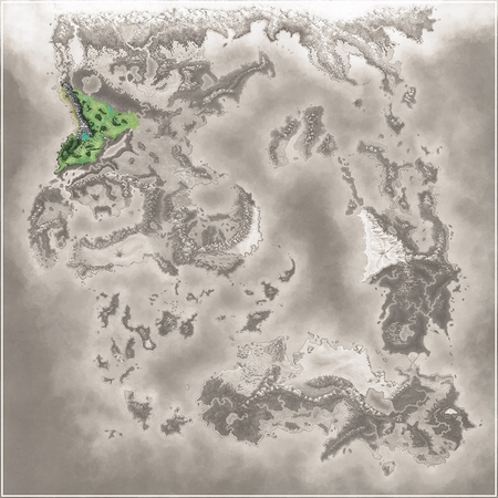 Westmark highlighted on the northwest of the world map.